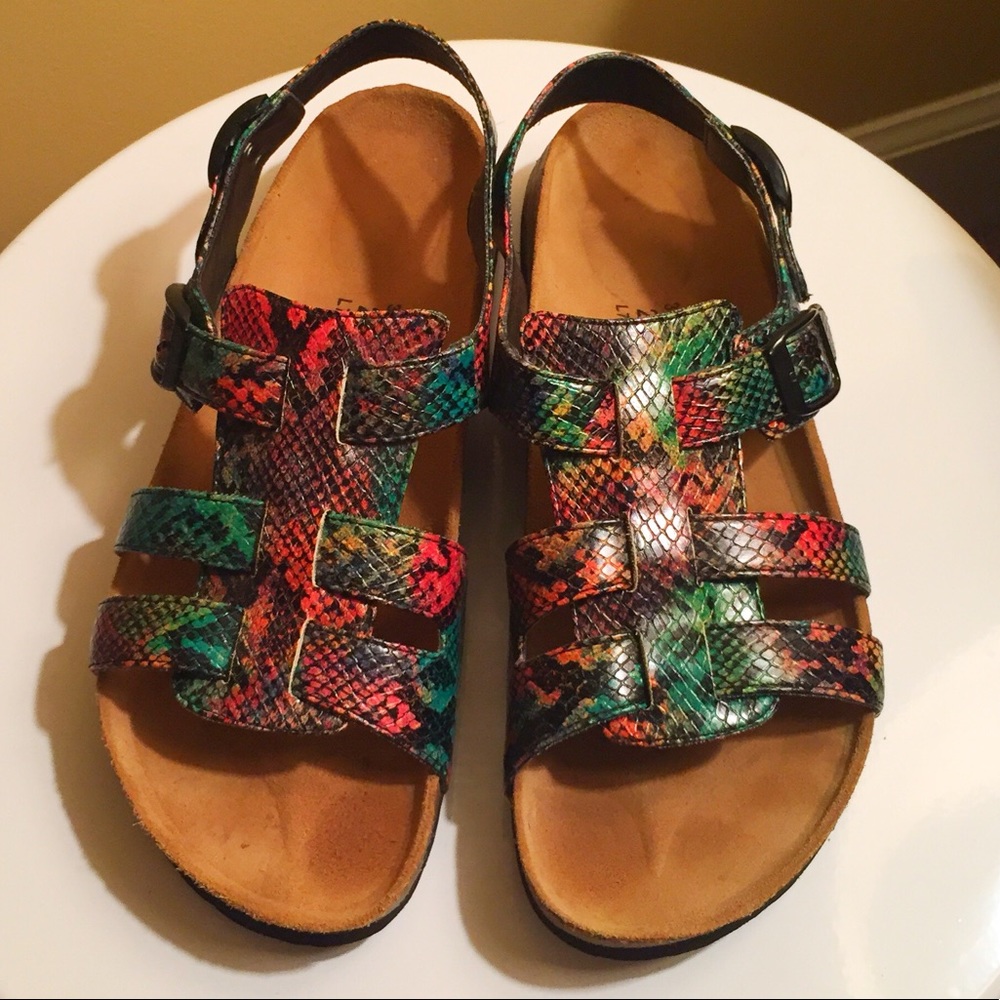 Betula by Birkenstock Multi-Colored Sandals 38